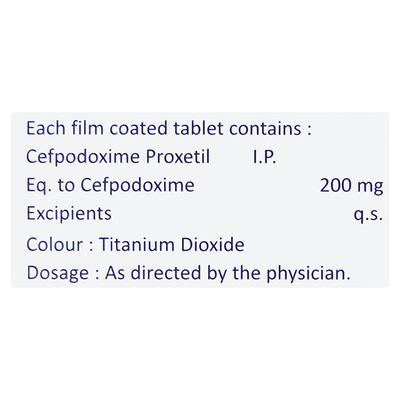 RALIPOD 200 Tablet 10's - Bacterial Infections-Cep
