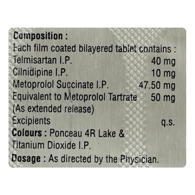 TELMA LNB 50 Tablet 10's - Hypertension-Ang