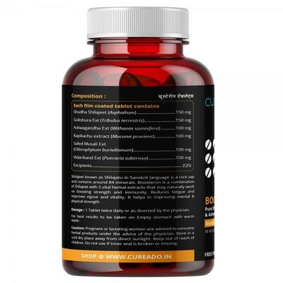 Cureado Boosteron Vegetarian Tablet 30's - General Health