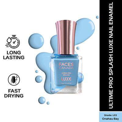 Faces Canada Ultime Pro Splash Luxe Nail Enamel - Onahau Bay (L03) 12 ml - Nail Polish