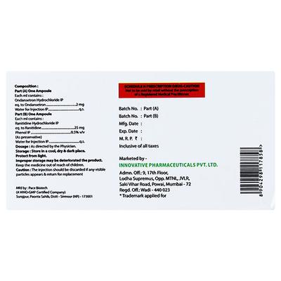 RANIDAC O Injection 1's - Vomitting/Emesis-Ant
