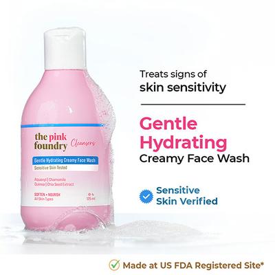 The Pink Foundry Gentle Hydrating Creamy Face Wash 125 ml - Face Wash & Cleansers