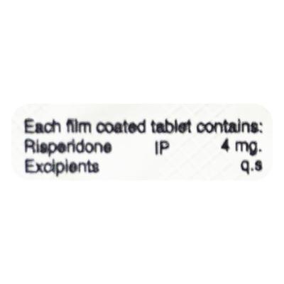 Riscon 4mg Tablet 10'S - Schizophrenia-Aps