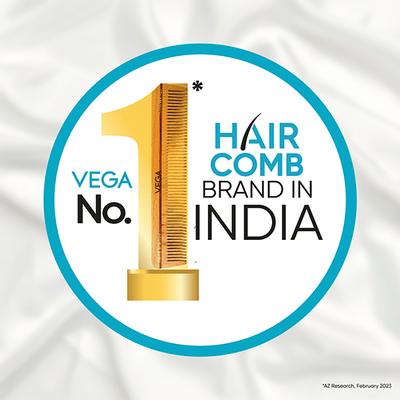 Vega Tail Comb (Steel Pin) (HMBC - 305) 18 gm - Hair Combs