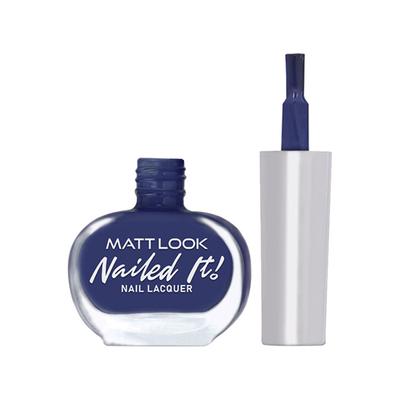 Matt Look Nailed It Nail Polish, Chip Free, Quick Dry, Longer Stay, Highly Pigmented Lacquer, Natural Finish , Frozen Sky 07 10 ml - Nail Polish