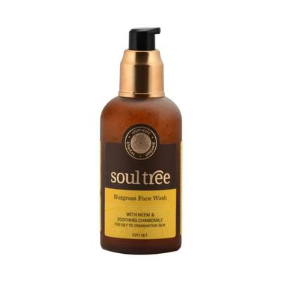 SoulTree Nutgrass Face Wash with Neem & Soothing Chamomile 120 ml - Face Wash & Cleansers