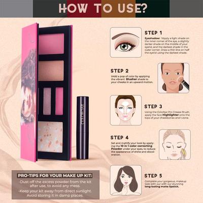 Colorbar Make Up Kit-Dream Girl-006 21.9 gm - Face Palettes