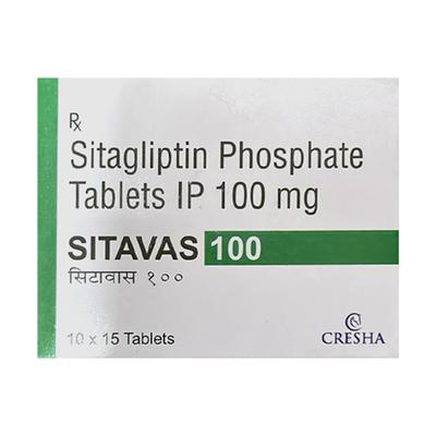SITAVAS 100 Tablet 15's - Diabetes-Ant