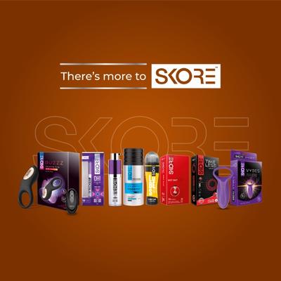 Skore 1500+ Raised Dots Condoms - Chocolate 3's - Plain/Flavoured Condoms