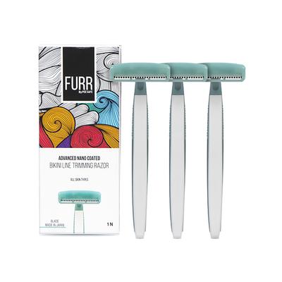 Furr Reusable Blade Bikini Line Trimming Razor For Women 3's - Intimate Hygiene