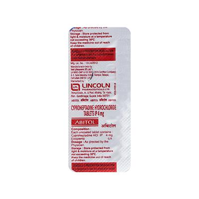 Abitol 4mg Tablet 10'S - Allergies-Ant