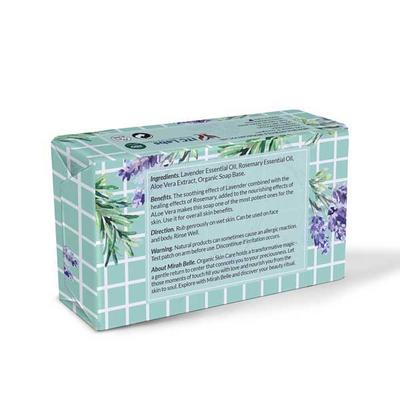 Mirah Belle Organic Lavender Rosemary Anti Blemish Soap 125 gm - Shower Gels & Body Wash