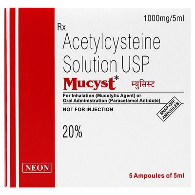 MUCYST 20% Solution 5ml - Cough And Cold-Cou