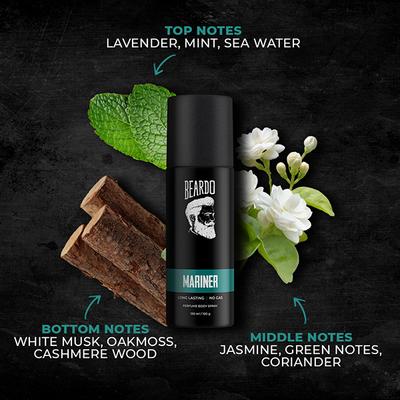 Beardo Mariner 150ml and Don 150ml Perfume Deo Spray Combo for Men 1's - Men Deodorants/Roll-Ons