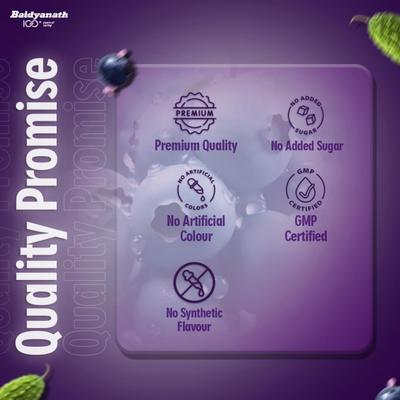 Baidyanath Premium Karela Jamun Juice 1000 ml - Diabetes Care (Ayush)