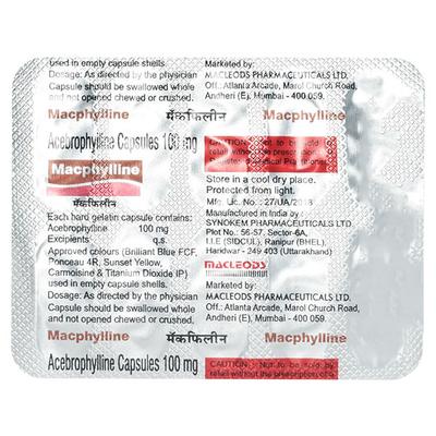 Macphylline Capsule 10'S - Asthma/COPD-Ast
