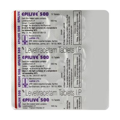 Epilive 500mg Tablet 15'S - Epilepsy/Convulsion-Ant