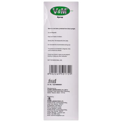 V & M Mango Flavour Syrup 200ml - Supplements-Vam