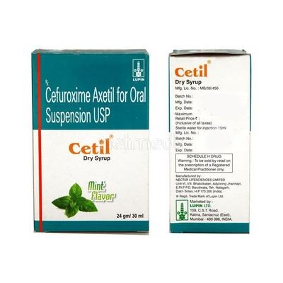 Cetil Dry Syrup 30ml - Bacterial Infections-Cep