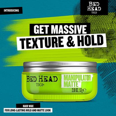 TIGI Bed Head Manipulator Matte Hair Wax Paste with Strong Hold for Men 57 gm - Hair Gels & Waxes