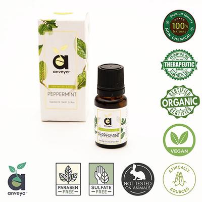 Anveya Peppermint Essential Oil 15 ml - Carrier Oils