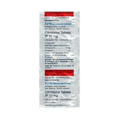 Lnbloc 10mg Tablet 10'S - Hypertension-Cal