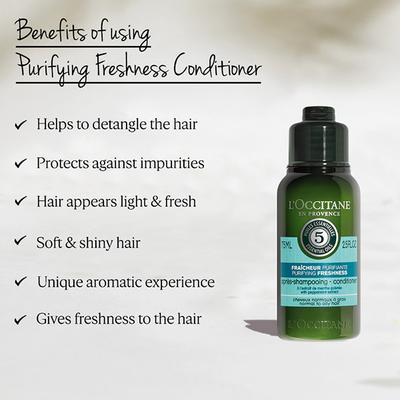 L'Occitane Purifying Freshness Conditioner 75 ml - Conditioners