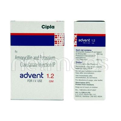 Advent 1.2Gm Injection 1's - Bacterial Infections-Pen