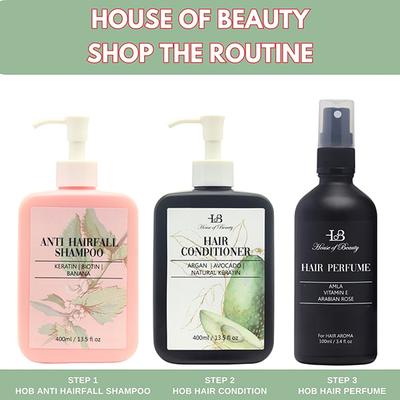 House of Beauty Hair Perfume with Oud For Hair Strengthening, Thickening & Growth 100ml - Hair Sprays & Mists