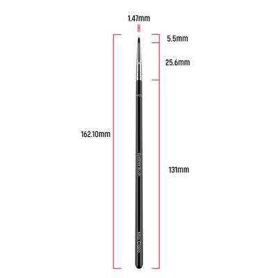 Miss Claire M25 - Eyeliner Brush (Chrome) 1's - Eye Brush