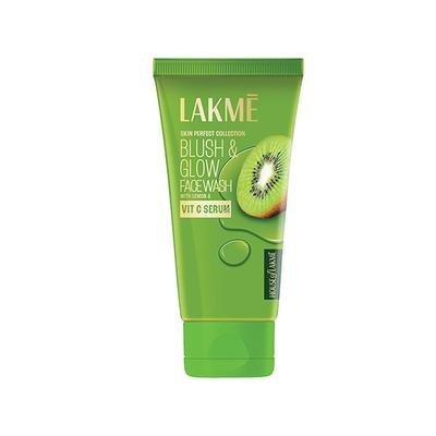 Lakme Blush and Glow Refreshing Face Wash with Vitamin C Serum and Kiwi Fruit Extracts 150 gm - Face Wash & Cleansers