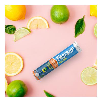 Fast&Up Reload Hydration & Energy Effervescent Tablet - Lime & Lemon Flavour 20's - Energy Drinks