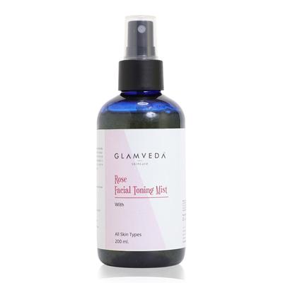 Glamveda Rose Water Hydrating Facial Toner 200 ml - Toners