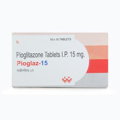 Pioglaz 15mg Tablet 10'S - Diabetes-Ant