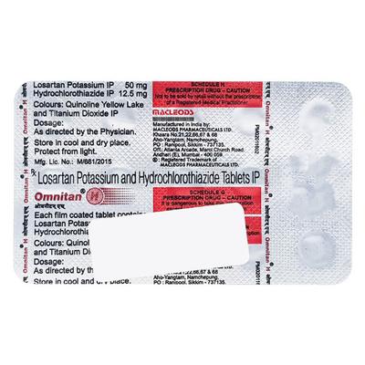 Omnitan H Tablet 15'S - Hypertension-Ang