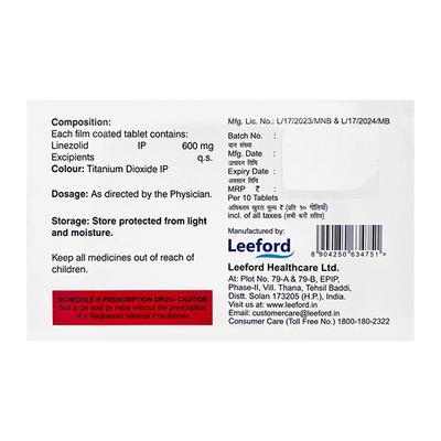 LEXILID Tablet 10's - Bacterial Infections-OAB