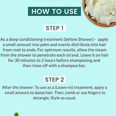 Earth Rhythm Restorative Hair Butter Pea Protein, Murumuru & Rice Ferment 100 gm - Hair Masks & Packs