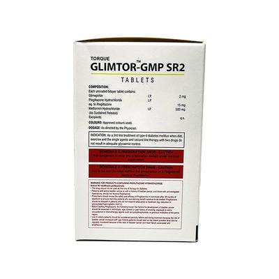 GLIMTOR GMP SR 2 Tablet 10's - Diabetes-Ant