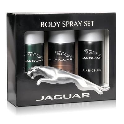 Jaguar Classic Black + Classic Amber + For Men Deo Combo Set - Pack of 3 450 ml - Men Deodorants/Roll-Ons