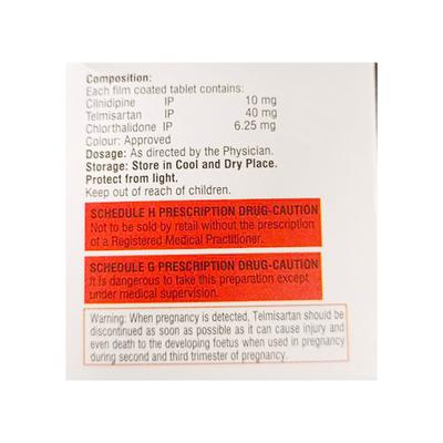 TELMIGET TRIO Tablet 10's - Hypertension-Ana