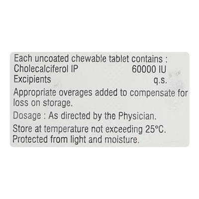 GEN D3 NANO Chewable Tablet 8's - Supplements-Vam