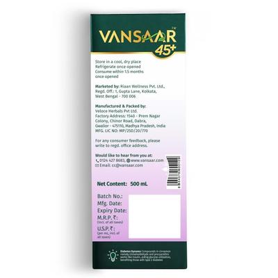 Vansaar 45+ Diab Balance Juice 500 ml - Ayurvedic Juices