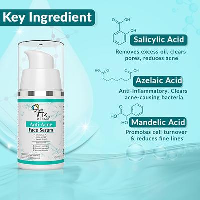 Fixderma 2 Percent Salicylic Acid Serum for Anti Acne and Spot Treatment 15 gm - Face Serum