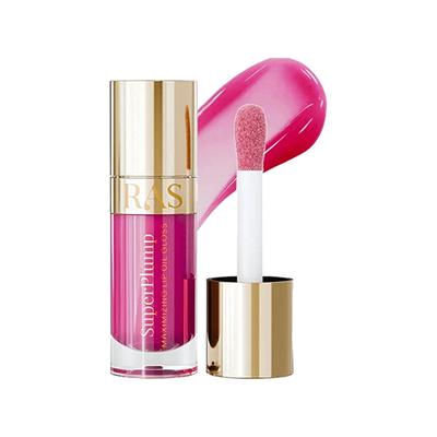 RAS Luxury Skincare Super Plump Lip Oil Gloss - Raspberry Glow 9 ml - Lip Glosses