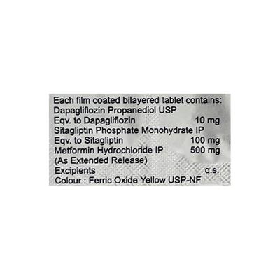 GLIPTAGREAT SITA DM 500 Tablet 15's - Diabetes-Ant
