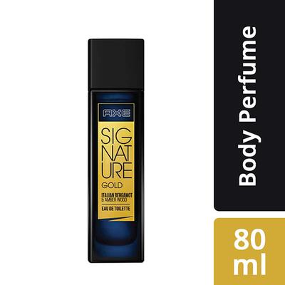Axe Signature Gold Italian Bergamot & Amber Wood Perfume 80 ml - Men Deodorants/Roll-Ons