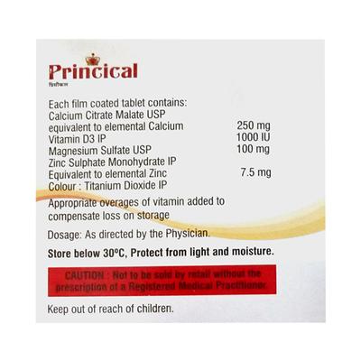 PRINCICAL Tablet 15's - Supplements-Cal