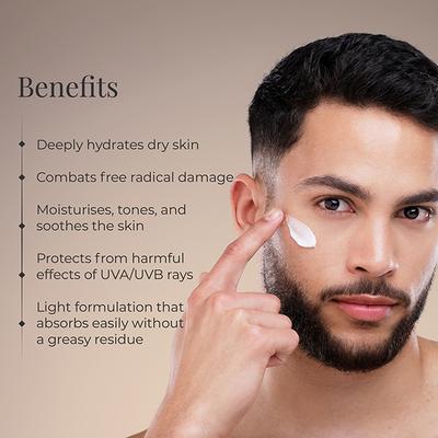 Forest Essentials Hydrating Facial Moisturiser with SPF 30 PA++ Sandalwood & Orange Peel - Face Moisturizers