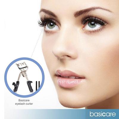 Basicare Euro Eyelash Curler W/Plastic Grip 1's - Eyelash Curlers