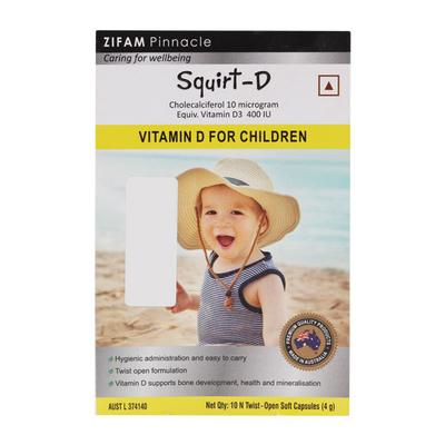 SQUIRT D Softgel Capsule 10's - Supplements-Vam